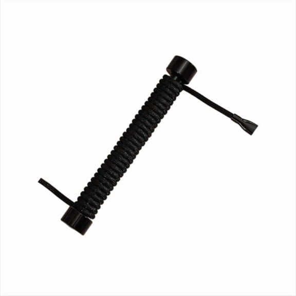 GS Coiled Aviator Cable, Double-Sleeved Extendable USB-C To USB-A Spring Cord