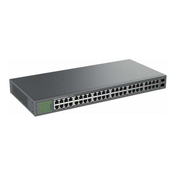 Grandstream GWN7706 | 48-Port Gigabit Ethernet Unmanaged Network Switch | Plug & Play | Desktop/Rack-Mount | Metal Design