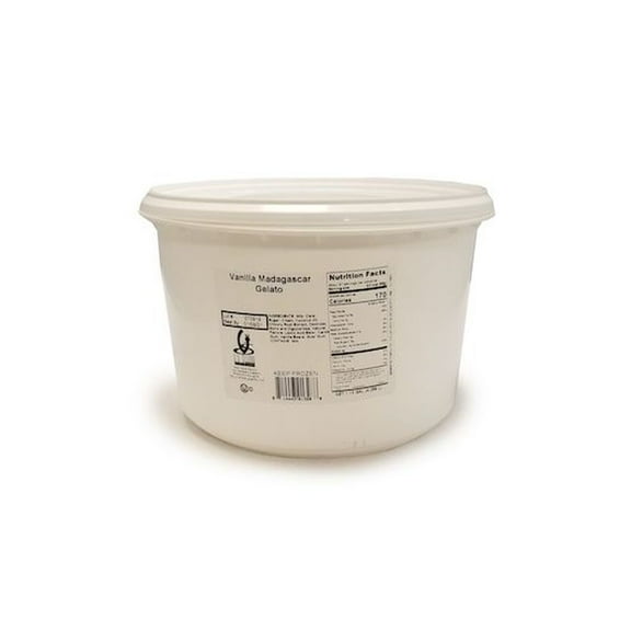 GS Gelato Vanilla Madagascar Gelato, 1.13 Gallon -- 4 per case