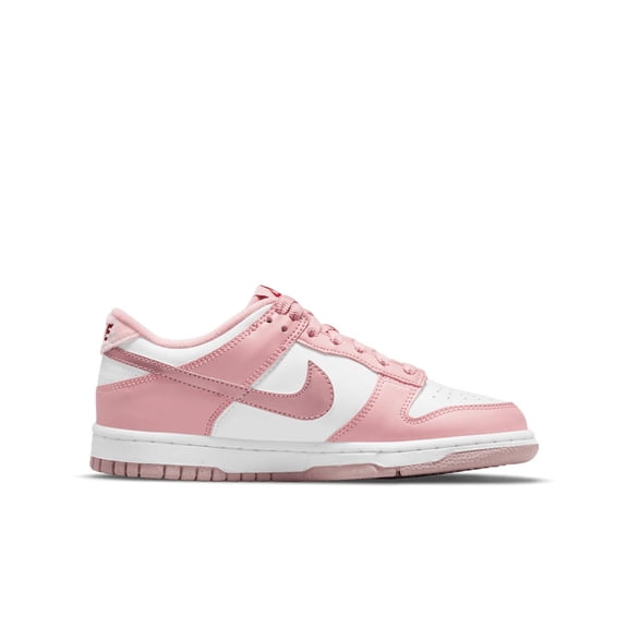 Big Kid's Nike Dunk Low "Pink Velvet" Pink Glaze/White (DO6485 600) - 6