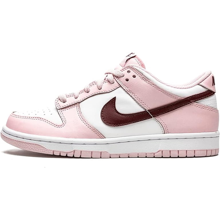 Big Kid's Nike Dunk Low Pink Foam/Dark Beetroot-White (CW1590 601