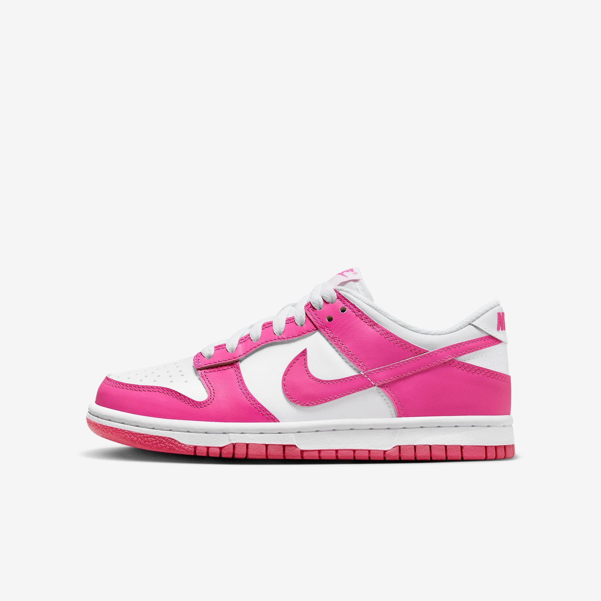 Unisex Child Big Kid 5 FB9109-102 Pink/White