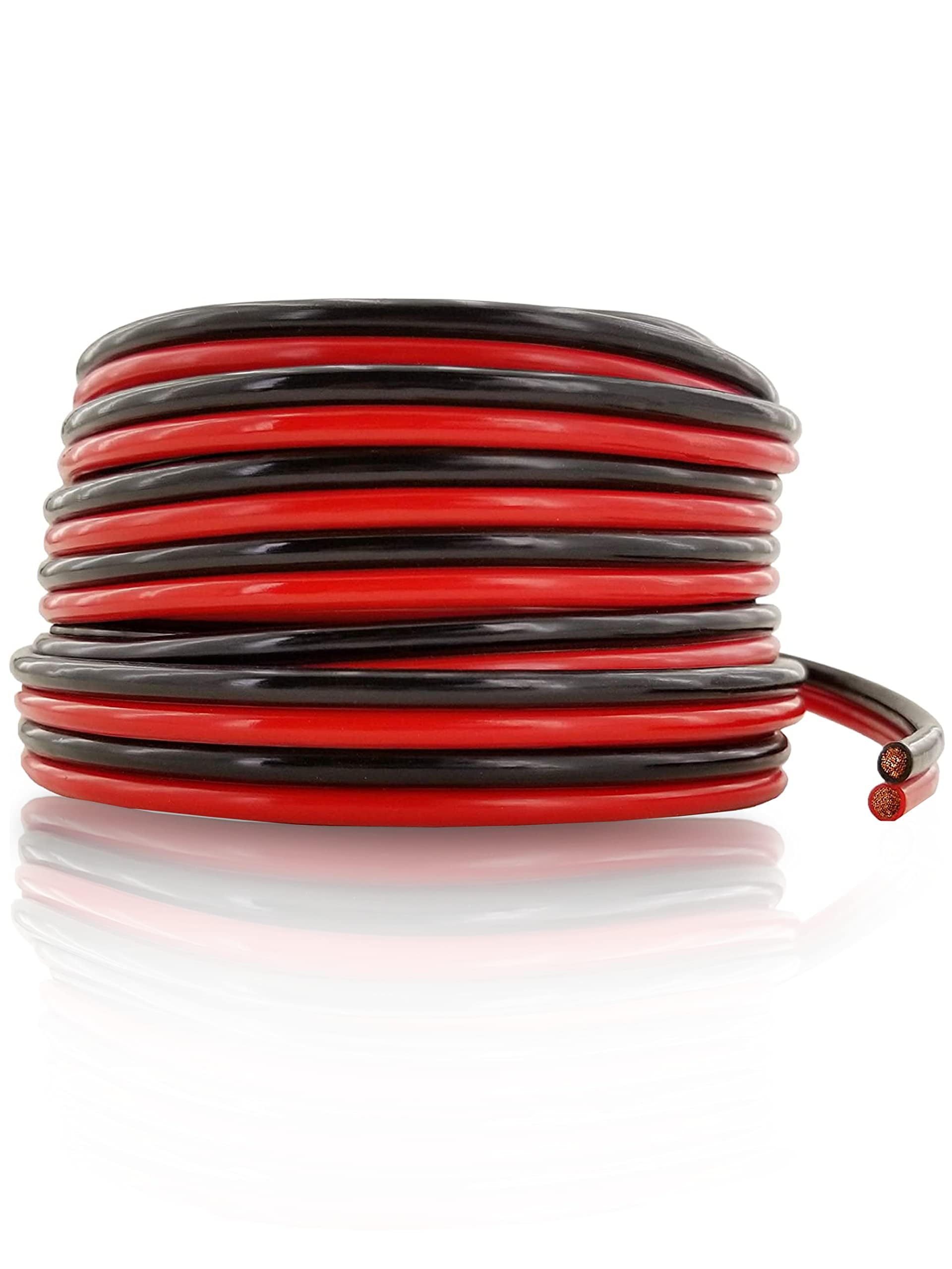 GS Power Flexible 10 AWG (American Wire Gauge) 50 Feet Stranded Oxygen