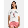 thumbnail image 1 of Diet Coke Women's and Women's Plus Sleep Tee and Shorts Pajama Set from Grayson Social, 2-Piece, Sizes XS-3X, 1 of 5