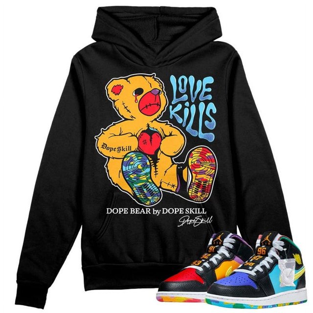 GS 'Six Championships' 1s DopeSkill Unisex Hoodie Love Kills Graphic Up