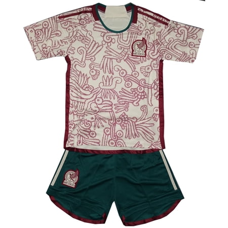 GS Soccer Mexico White Away Kid/Youth Soccer Set- Size 2T