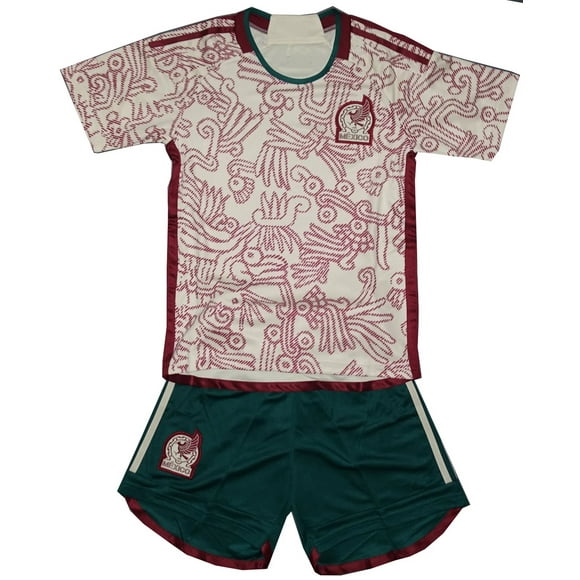 GS Soccer Mexico White Away Kid/Youth Soccer Set- Size 2T