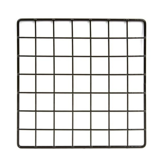GS10-B 10 x 10 in. Epoxy Coated Grid Cubbies - Black