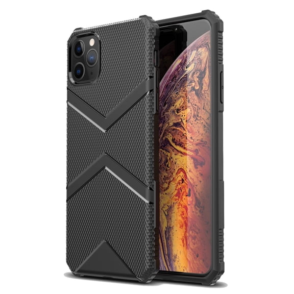 GSA Anti-Slip Textured Case for iPhone 11 Pro Max (6.5) - Black