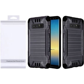 GSA Armor Brushed Hybrid Case For Samsung Galaxy Note 8 - Black