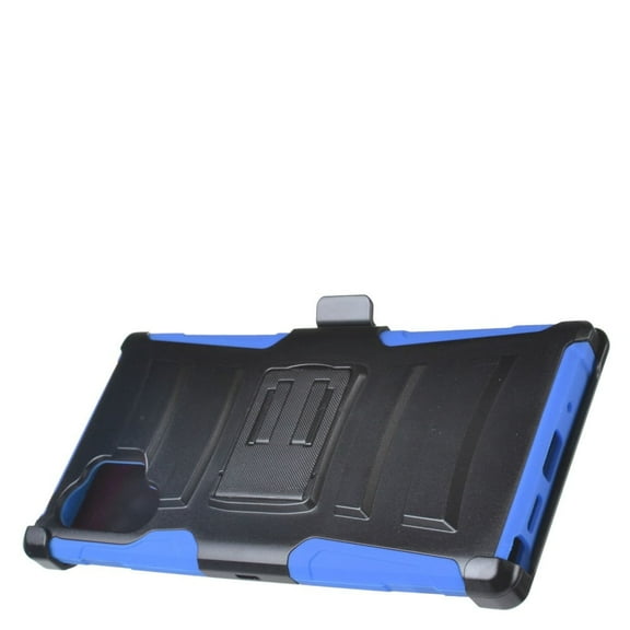 GSA Armor Holster Case w/H Stand for Samsung Galaxy Note 10 Plus - Blue