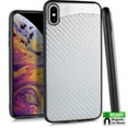 thumbnail image 1 of GSA Blade Carbon Fiber Candy Case For Apple iPhone XS Max (6.5") - Silver, 1 of 1
