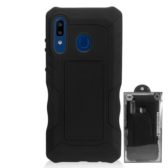 GSA Bonded Grip Hybrid Case for Samsung Galaxy A20/A50 - Black