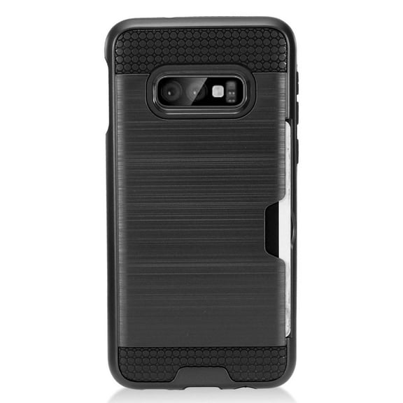 GSA Brushed Case w/CC Slot for Samsung Galaxy S10e (5.8") - Black