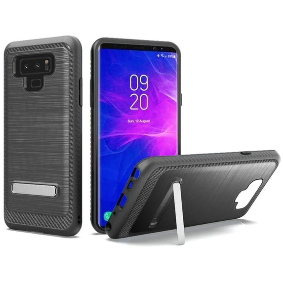 GSA Brushed Case with Kickstand for Samsung Galaxy Note 9 - Black