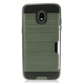 thumbnail image 1 of GSA Brushed Hybrid Card Case For Samsung Galaxy J7 (2018). J737, Star Dark Green, 1 of 1