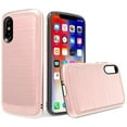 thumbnail image 1 of GSA Brushed Hybrid Case For iPhone XR (6.1") - Rose Gold/Black, 1 of 1