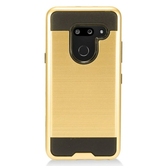 GSA Brushed Hybrid Case for LG G8 ThinQ - Gold/Black