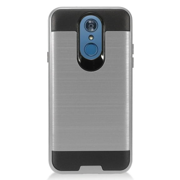 GSA Brushed Hybrid Hard Case for LG Q7, Q7 Plus Gray