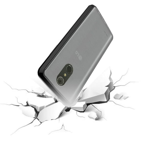 GSA Bumper Clear PC TPU Case For LG Stylo 4 & Stylo 4 Plus Clear Black