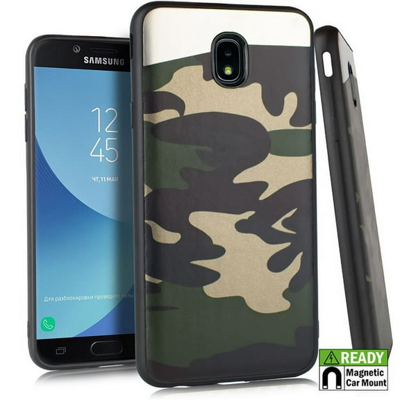 GSA Camo Hybrid Case For Samsung Galaxy J3 (2018), J337 Green Camo