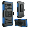 thumbnail image 1 of GSA Car Armor Holster Case w/Kickstand for LG K51 - Black Blue, 1 of 1