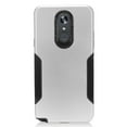 thumbnail image 1 of GSA Carbon Hybrid Case For LG Stylo 5, LM-Q720 - Silver/Black, 1 of 3