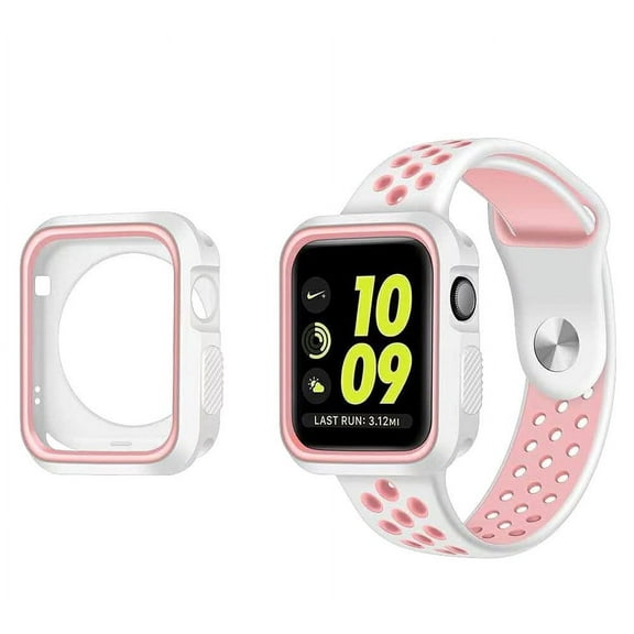 GSA Case & Band for Apple IWATCHS 3 & 2 (42MM). White Pink
