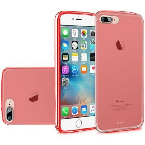 GSA Crystal Candy Case For Apple iPhone 8 Plus, 7 Plus - Red