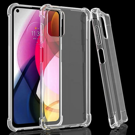 GSA Deluxe Transparent Candy Case for Moto G Stylus 2021, XT2115- Clear