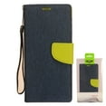 thumbnail image 1 of GSA Denim Flip Wallet Case for Samsung Galaxy Note 10 (6.3") - Blue/Green, 1 of 1