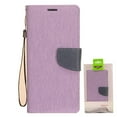 thumbnail image 1 of GSA Denim Flip Wallet Case for Samsung Galaxy Note 10 (6.3") - Purple/Blue, 1 of 4