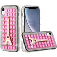 thumbnail image 1 of GSA Eiffel Tower Bling Diamond Faux Crystal For iPhone XR (6.1") Hot Pink, 1 of 4