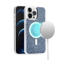 thumbnail image 1 of GSA Epoxy Glitter Magnetic Hybrid 2.5mm Thick For iPhone 15 - Black, 1 of 2
