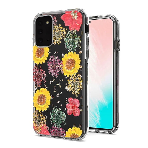 GSA Floral Design Clear Case for Samsung Galaxy Note 20 - Botanical