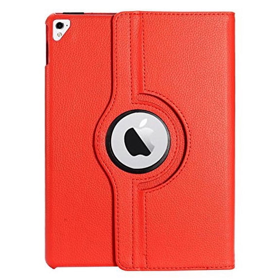 GSA Folio Flip Leather Case For Apple iPad Pro (9.7") A1673, A1674 & A1675, Red