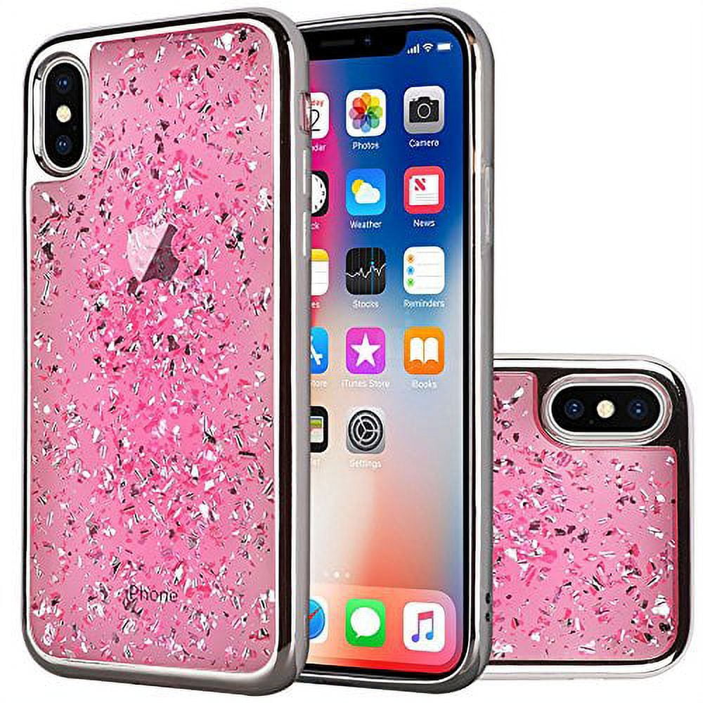 GSA Frozen Glitter Hybrid Case For iPhone X & XS (5.8