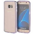 thumbnail image 1 of GSA Fusion Candy Bumper Case For Samsung Galaxy S7 - Clear/Purple, 1 of 12