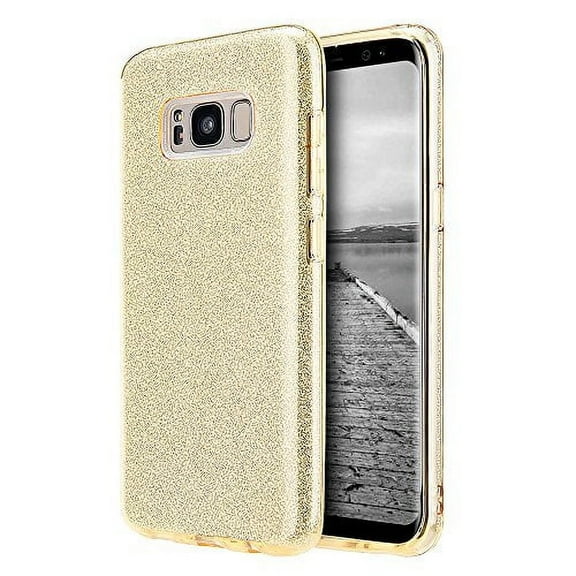 GSA Glitter Candy Skin Case For Samsung Galaxy S8 - Gold