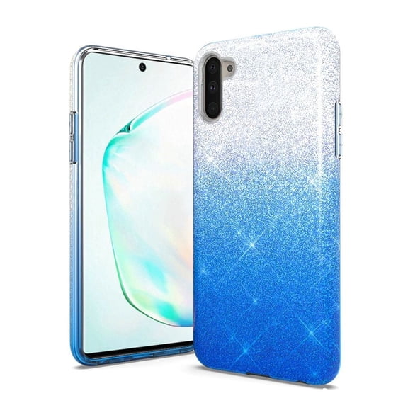 GSA Gradient Glitter Candy Case for Samsung Galaxy Note 10 (6.3") - Blue