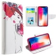 thumbnail image 1 of GSA Haute Couture Folio Flip Wallet Case for Apple iPhone X, XS (5.8"), 1 of 5