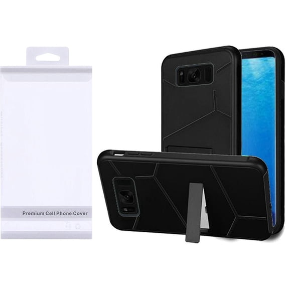 GSA Helix Hybrid Kickstand Case For Samsung Galaxy S8 - Black