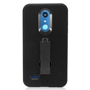 GSA Hybrid Armor Case w/Stand - Black For LG K30, Phoenix Plus, Xpression Plus, Harmony2, Premier Pro LTE