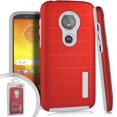 thumbnail image 1 of GSA Hybrid Brushed Case For Motorola Moto E5 Play, E5 Cruise Red, Gray, 1 of 1
