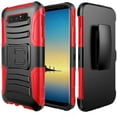 thumbnail image 1 of GSA Hybrid Kickstand Case Holster For Samsung Galaxy Note 8 - Black/Red, 1 of 2