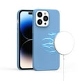 thumbnail image 1 of GSA Invisible MagSafe Leather For iPhone 14 Pro Max (6.7") Blue, 1 of 5