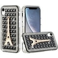 thumbnail image 1 of GSA KAD Stone Bling Eiffel Tower Hybrid Case For iPhone XR (6.1") - Black, 1 of 2