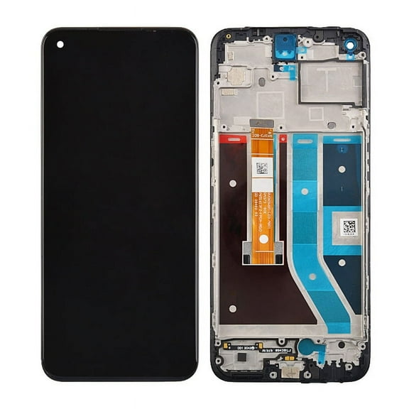 GSA LCD Screen Digitizer Assembly With Frame for OnePlus Nord N100 - Black