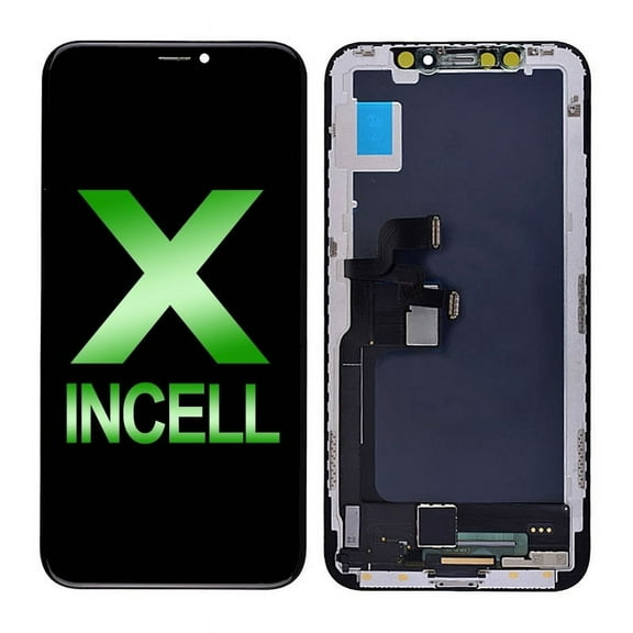 GSA LCD Screen Digitizer Assembly with Frame for iPhone X (5.8") (Incell) - Black