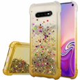 thumbnail image 1 of GSA Liquid Glitter Candy Case for Samsung Galaxy S10 (6.1") - Gold, 1 of 2